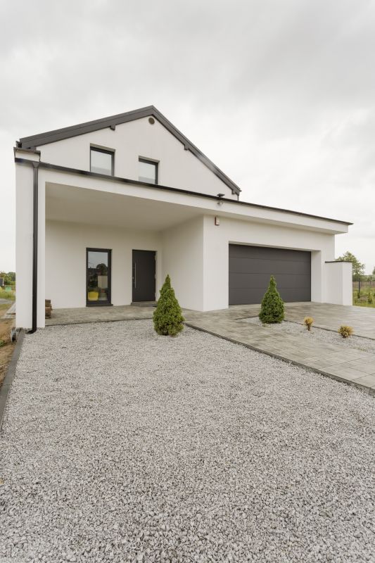 Gravel And Tar Paving