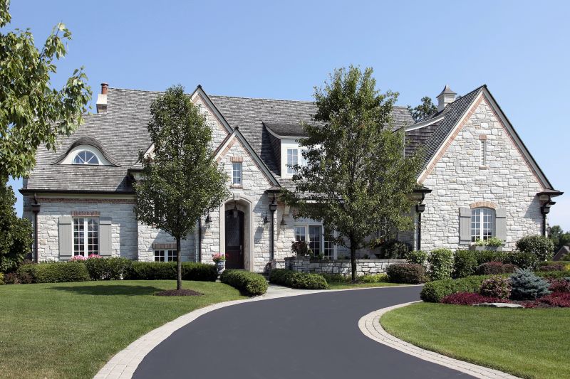 Asphalt Driveway with Edging