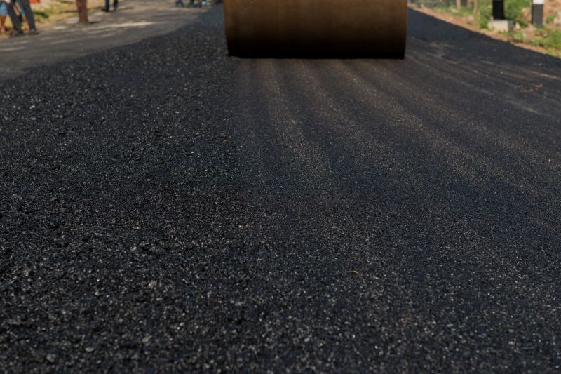 Residential Asphalt Paving Close-up